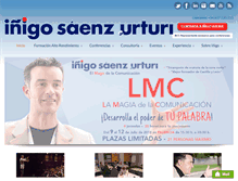 Tablet Screenshot of inigosaenzdeurturi.com